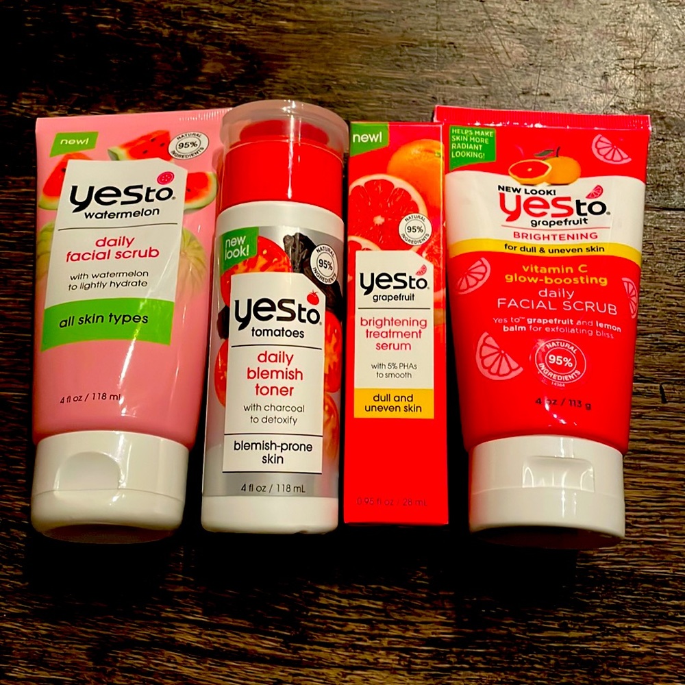 Yesto face wash travel kit.